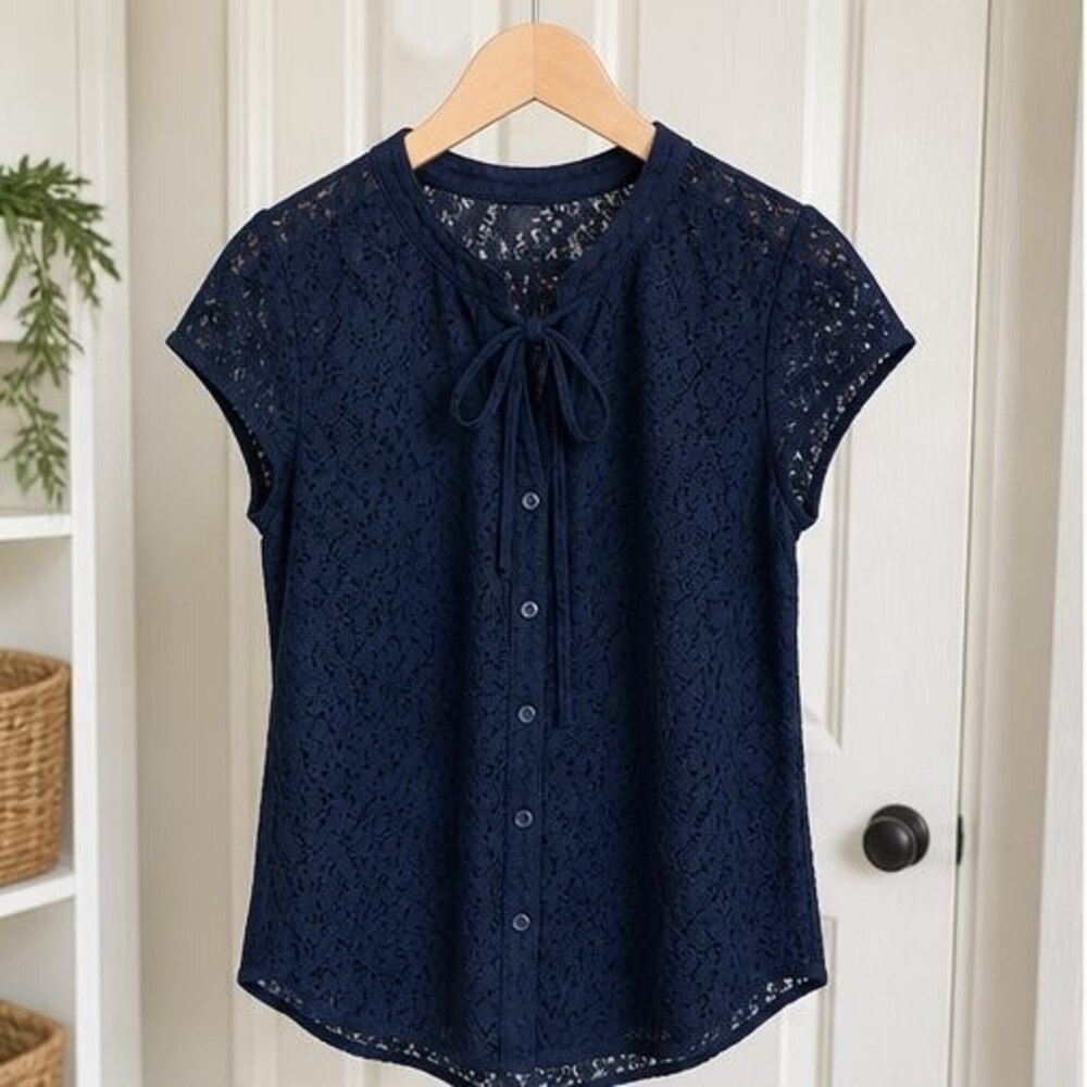 Navy Cami Blouse
